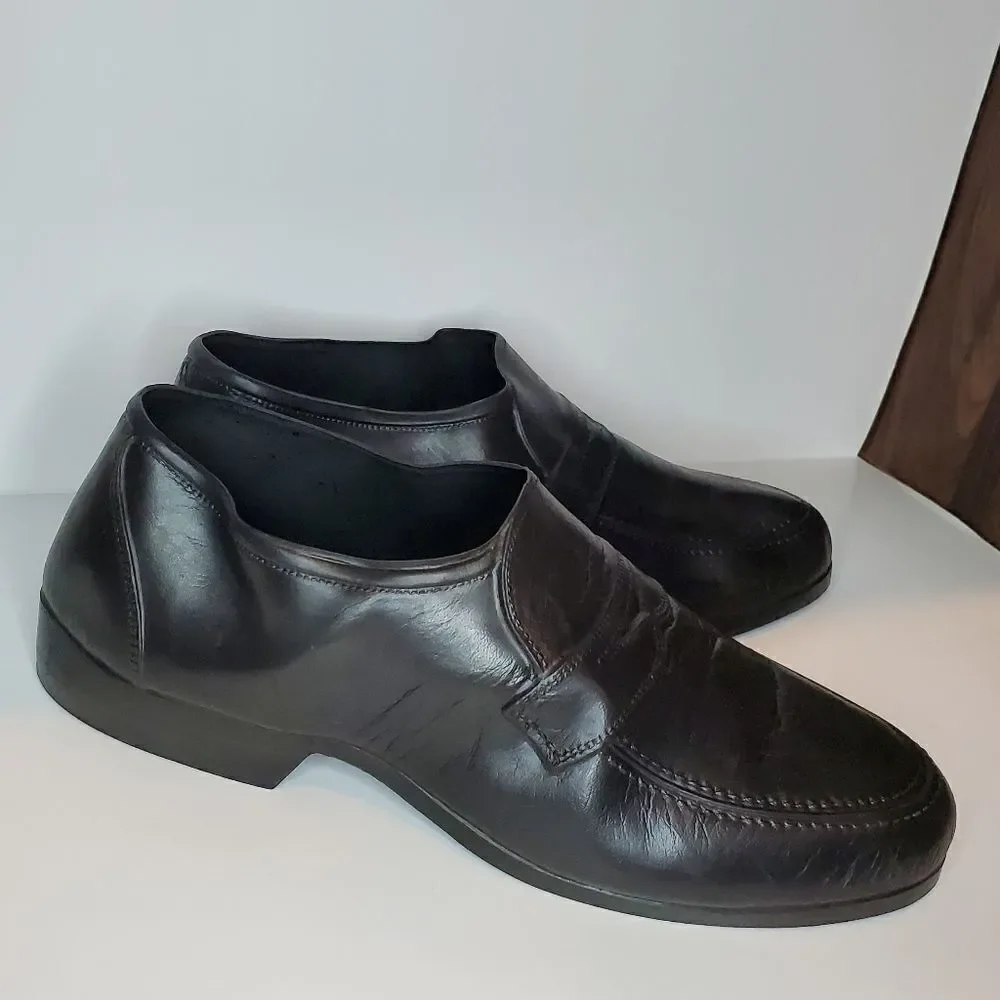 Totes Men's pure natural Rubber Rain Shoes covers